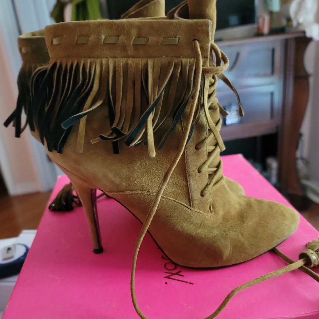 Betsey Johnson Tisha Fringe Bootie